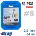 KREG ZINC POCKET HOLE SCREWS 64MM 2.50' #8 COARSE THREAD MX LOC 50CT